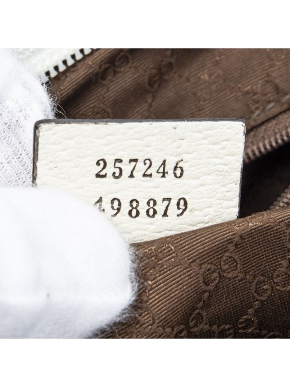 Gucci Boot GG Crossbody Beige Ivory Print Supreme Canvas - Picture 10 of 10